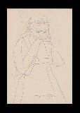;Ritratto; 1950 matita 21x29.5 cm