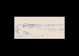 ;Paesaggio; penna 22.5x10 cm