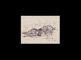 ;Paesaggio; penna 16x22 cm