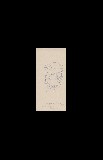 ;Ritratto poeta Ungaretti; 1945 penna 10.5x22 cm