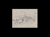 ;Paesaggio di Camaiore; 1954 penna 25x19 cm