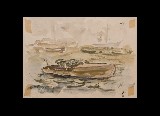 ;Marina vecchia; acquerello 1947 cm 30x20