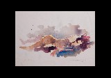 ;studio per affresco Gguerra e Pace; acquerello 1966/67 cm 49x33