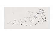 ;Nudo di donna; disegno a penna 1972 cm 10x21