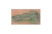 ;Nudo di donna; pastello 1982 cm 9.5x17