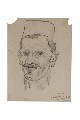 ;Ritratto di albanese; matita 1941 cm 21x28