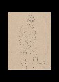;Figura di uomo; 1945 china 12.5x19 cm