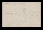 ;Studio paesaggio; 1945 matita 25x17 cm