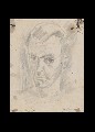 ;Autoritratto; 1945 matita 16x21 cm
