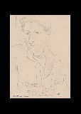 ;Ritratto; 1945 matita 19x26 cm