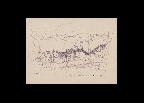 ;Assisi; 1954 penna 22x16 cm