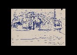 ;Zona industriale; 1955 penna 25x17 cm