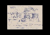 ;Zona industriale; 1953 penna 25x17 cm