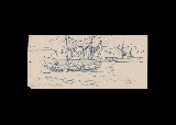 ;Darsena viareggina; 1945 penna 24x10.5 cm