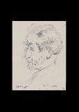 ;Ritratto del poeta Boagio Zagarrio; 1946 acquerello 17x22 cm