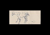 ;Studio di pecora; 1957 penna 21x10.5 cm