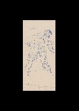 ;Pescatore; 1948 penna 22x10.5 cm