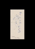 ;Lavoratore; 1958 penna 10.5x21 cm