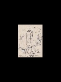 ;Studio paesaggio; 1945 penna 22.5x17 cm
