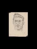 ;Ritratto di commilitone; 1941 carboncino 20x27 cm
