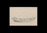 ;Studio per barca; matita 31.5x20 cm