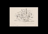 ;Cantiere di Viareggio; 1946 matita 20x29 cm