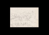 ;Paesaggio; matita 31x21.5 cm
