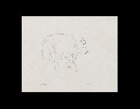 ;Studio per toro; 1965 penna 26.5x21 cm