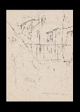 ;Paesaggio; 1945 carbone grasso 21x29 cm